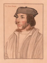 Sir Thomas Elyot, anglický diplomat a učenec., 1812 (rytina)