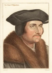 Sir Thomas More, lord kancléř krále Jindřicha VIII., 1812 (rytina)