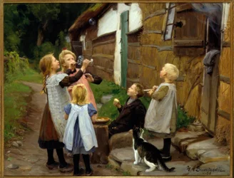 H.A.Brendekilde, Mýdlové bubliny