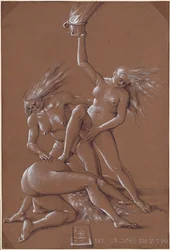 Novoroční pozdrav se třemi čarodějnicemi, 1514