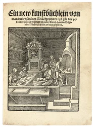 Zlatnická dílna, kolem roku 1538