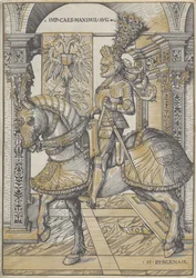Jezdecký portrét císaře Maxmiliána I., 1508