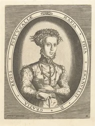Portrét portugalské princezny Marie Evropské královské domy (název série)