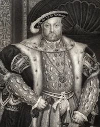Portrét krále Jindřicha VIII. (1491-1547) z 