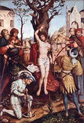 Umučení svatého Šebestiána od Hanse Holbeina staršího (asi 1465-1524)