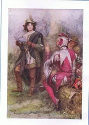 Strom nese špatné ovoce (Jak se vám líbí), z The Complete Works of Shakespeare vydané George Harrap & Co Ltd, 20. léta