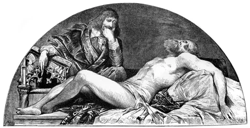 Joseph Ribera, španělský umělec působící v Itálii, c1880-1882.