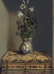 Květiny ve džbánu, kolem roku 1485