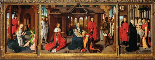 Triptych: - Klanění králů - (lapání po dechu)
