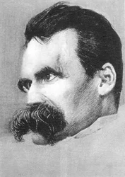 Friedrich Wilhelm Nietzsche , německý filozof a spisovatel