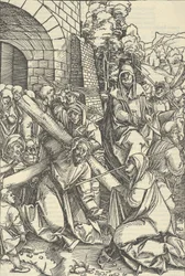 Nesení kříže, ze zrcadla umučení našeho Pána Ježíše Krista, 1507.