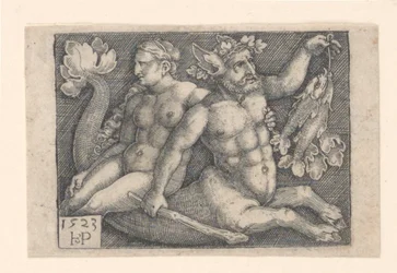 Triton a nymfa