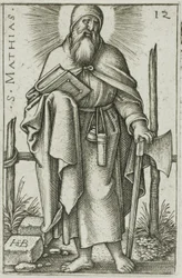 Sv. Matyáš, deska 12 z Dvanácti apoštolů