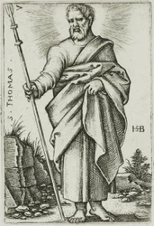 Sv. Tomáš, deska 7 z Dvanácti apoštolů