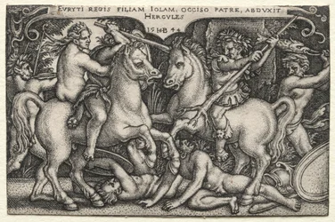 The Labors of Hercules: Hercules Abducting Iole, 1544.
