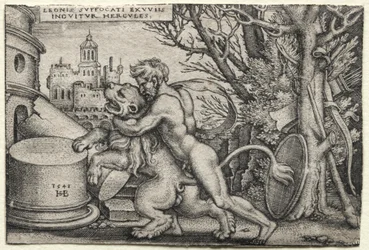 The Labors of Hercules: Hercules Dringing the Nemejský lev
