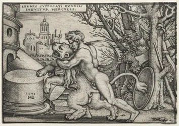 The Labors of Hercules: Hercules Dringing the Nemejský lev