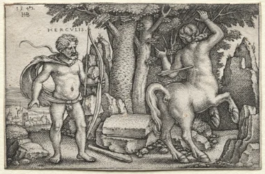 Herkules a Nessus, 1542.