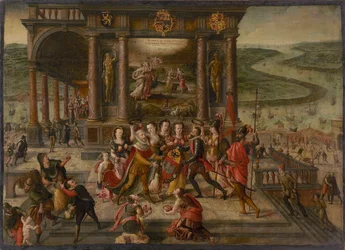 Alegorie na pád Antverp 17. srpna 1585, 1585-1586.