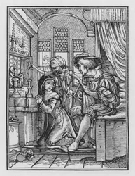 Holbeinův tanec smrti: Jeptiška