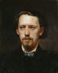 Portrét Heinricha Antona Hegera 1832-1888, 1861.