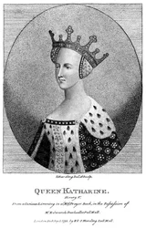 Kateřina z Valois 1401-1437, manželka krále Jindřicha V., 1792