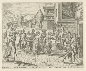 Dinah přemožena a znásilněna Shechemem Historie Dinah a Shechem (název série)