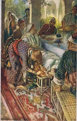Žena s krabičkou masti, ilustrace z 