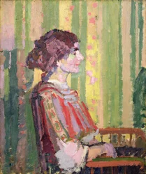 Paní Robert Bevan, kolem roku 1913 (olej na plátně)