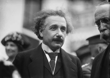 Albert Einstein, Washington, n. 1922 (m/w valokuva)