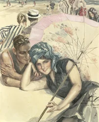 The First Pebble, 1925 (wc na papíře)