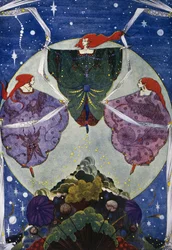 Elfí kopec, pohádka Hanse Christiana Andersena (1805-1875), ilustrace Harry Clarke (1890-1931)