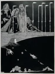 Pit and the Pendulum, cca 1923 (pero a inkoust)