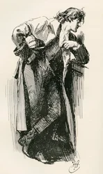 Ilustrace k románu Charlese Dickense Příběh dvou měst