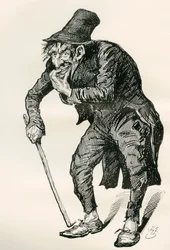 Ilustrace pro Charlese Dickense The Old Curiosity Shop