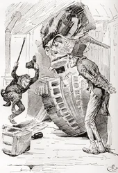 Ilustrace pro Charlese Dickense The Old Curiosity Shop