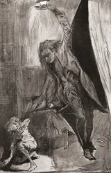 Ilustrace k románu Charlese Dickense The Ghost