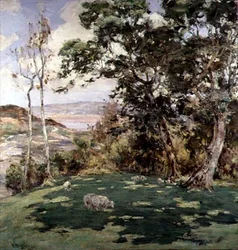 Blízko Kirkudbright, cca 1900 (olej na plátně)