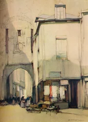 „Porte St Pater, Vannes“, 20. století 1935.