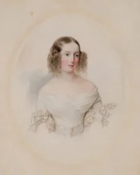 Portrét ruské velkokněžny Olgy Nikolajevny 1822-1892, württemberské královny, 1838