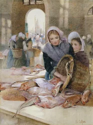 Ženy na rybím trhu, Boulogne