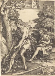 Adam a Eva v práci, 1540.