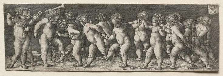 Patnáct tančících nahých dětí, 1535