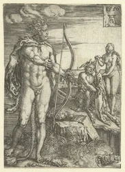 Hercules zachrání Deianiru před Nessem Labors of Hercules (název série)