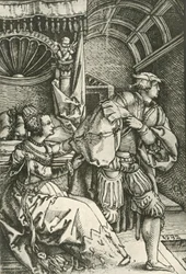 Joseph Fleeing from Potiphars Wife, c1532, 1908.