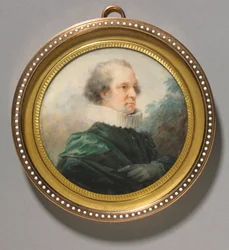 Portrét muže s bílým volánem, c. 1790.