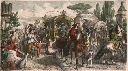 Starověký Řím: Via Appia (Appian Way) v době císařství