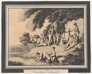 Vojáci vaří, 1. dubna 1798.