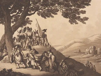 Vojáci na pochodu, 1. dubna 1798.