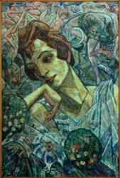 Portrét tanečnice Marny Glahn